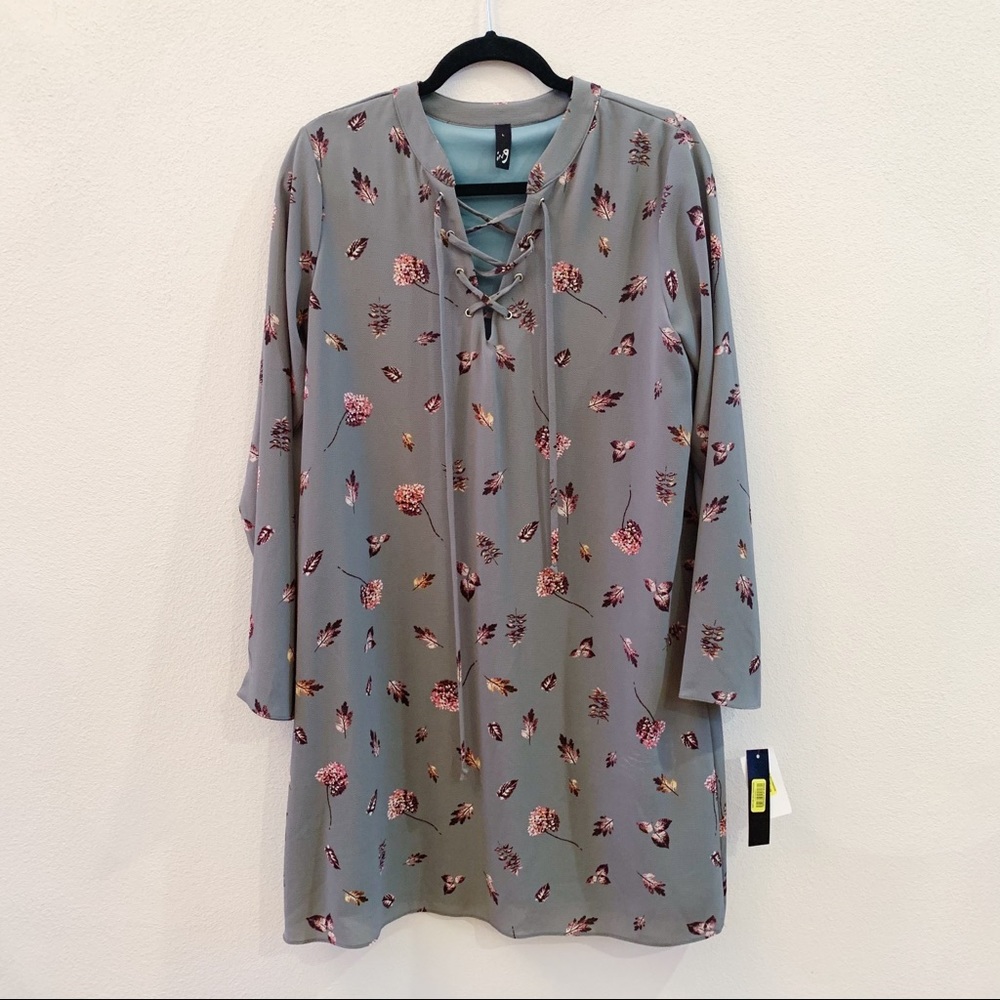 ing Collection Crisscross Tie Shift Dress